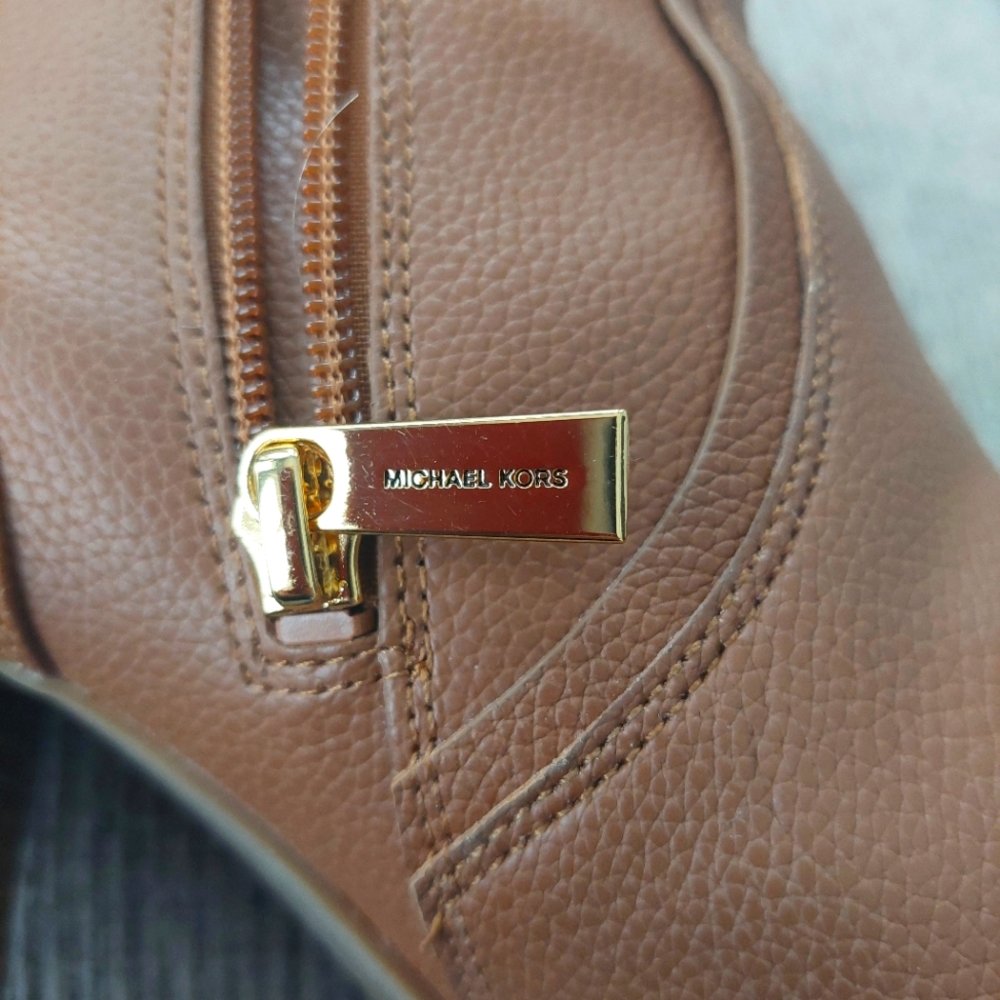 Michael Kors Brown Heeled Boots - Picture 6 of 10